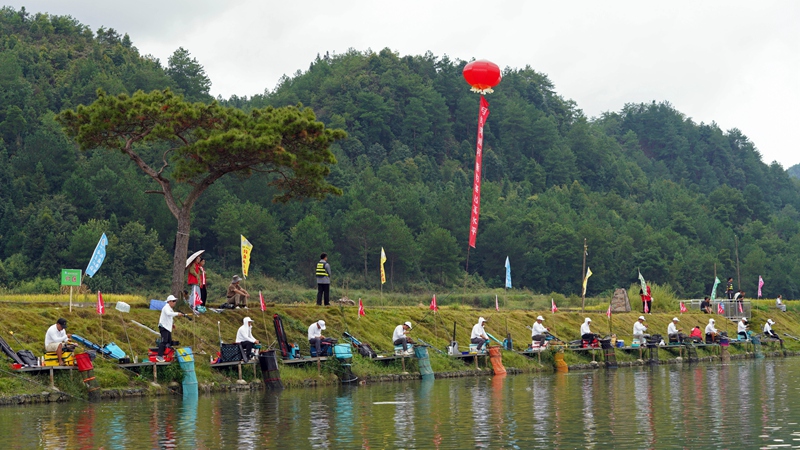 贵州龙里：160名垂钓爱好者“村钓”竞技 争夺万元奖金(图3)