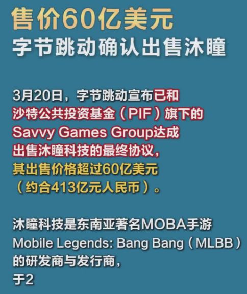 字节跳动放弃游戏行业手游业务60亿出售旗下还有一款热门游戏(图4)
